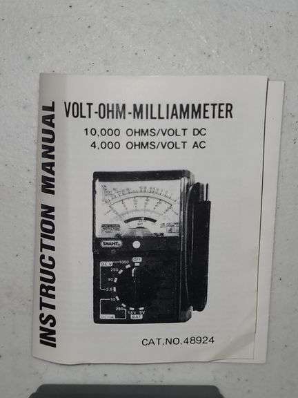 Milliammeter, Multitester, And Circuit Tester
