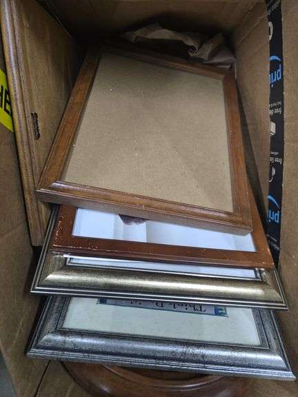 2 Boxes of Wall Art and Picture Frames