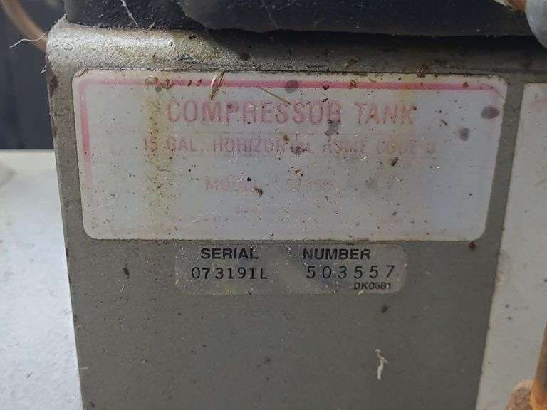 15 Gallon Air Compressor, Works