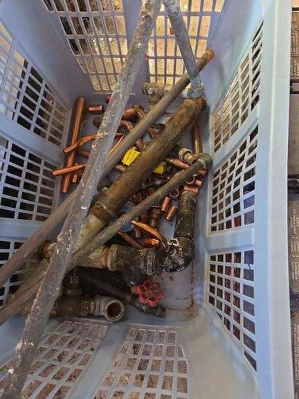 Copper Pipe & Fittings & 2 Batteries