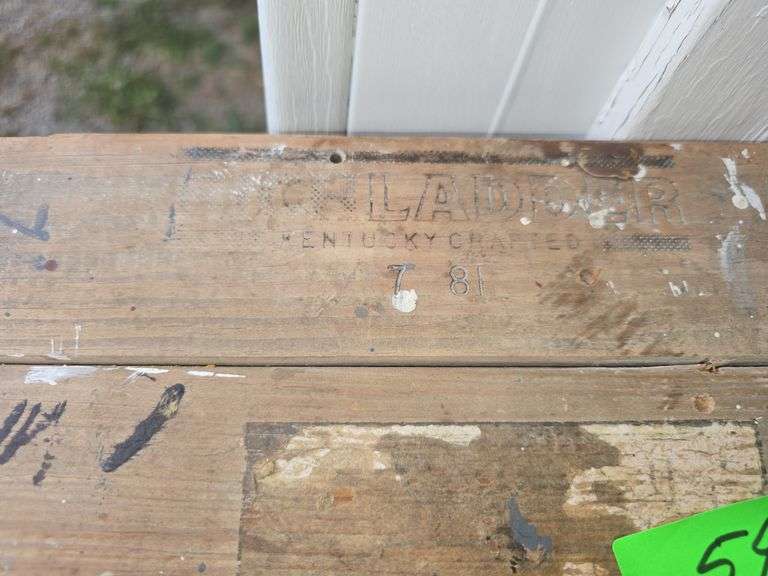 3 Step Wooden Ladder