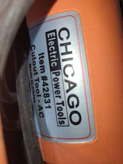 2 Chicago Electric Cutout Tools