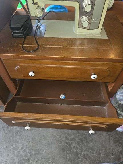 Sears Kenmore Sewing Table With Machine