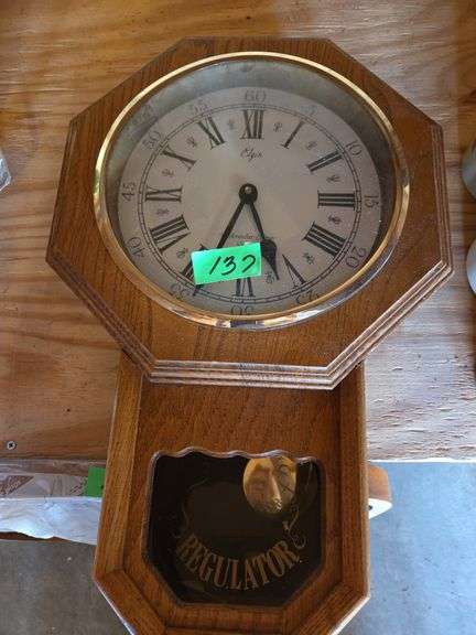 Elgin Wall Clock Battery Operated