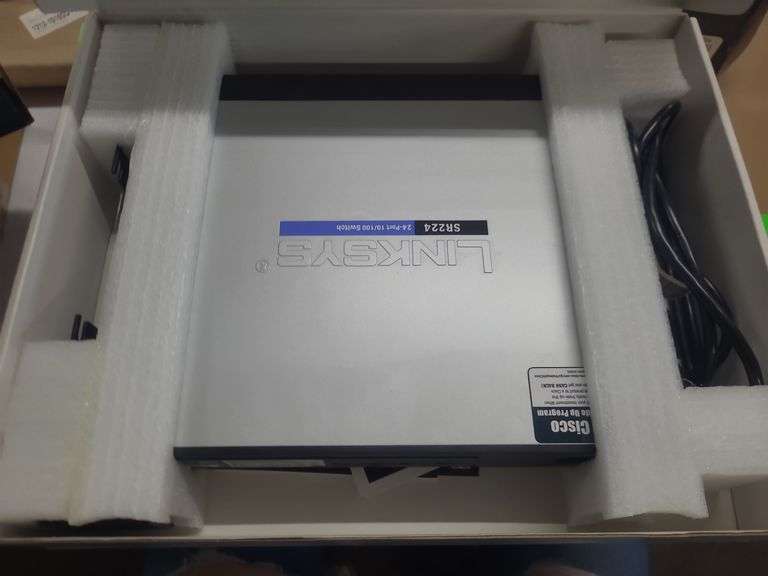 System 10 Audio-Technica And 24-Port 10/100 Switch (5 Bad Ports)