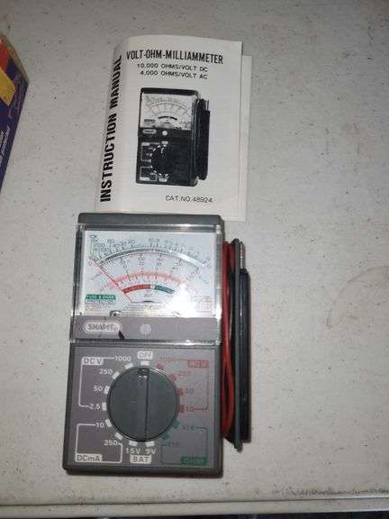 Milliammeter, Multitester, And Circuit Tester