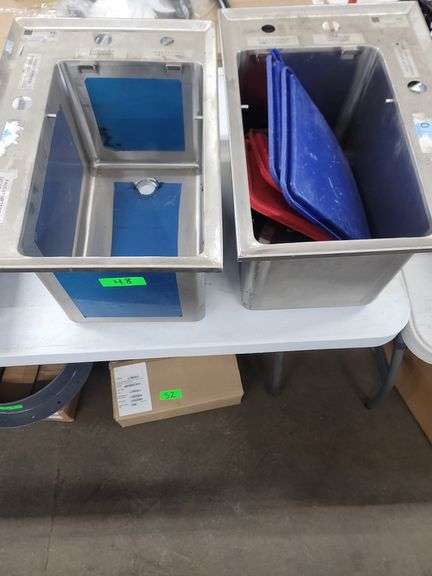 Stainless Steel Side-Faucet-Hole Work Sinks