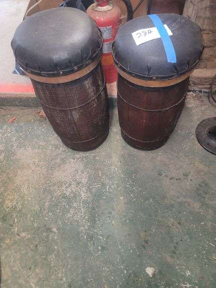 Set Of Barrel Stools