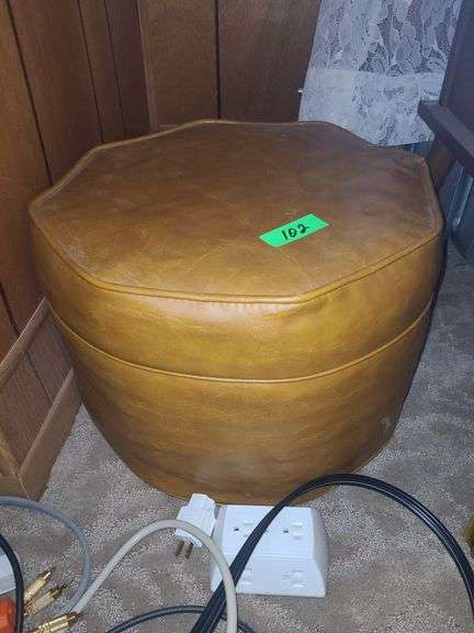 Leather Footstool