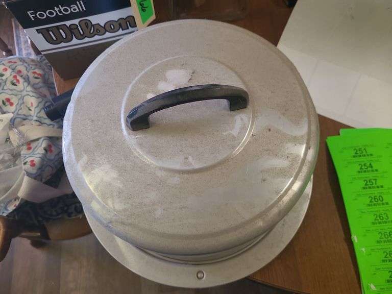 Vintage Metal Cake Tray