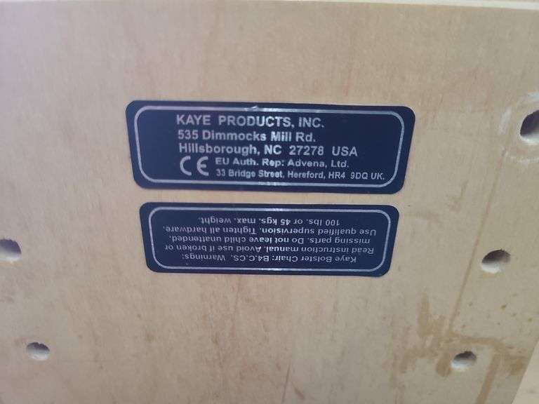 Disabled Children's Wooden Chair On Casters