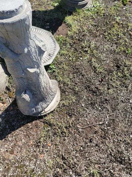 Possible Jesus relief sculpture In Concrete With Base