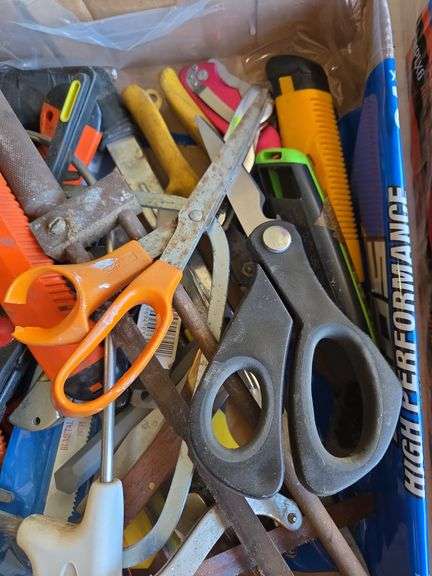 12" Compass Saw, Scissors, Wire Cutter, Hand Saw, Knives