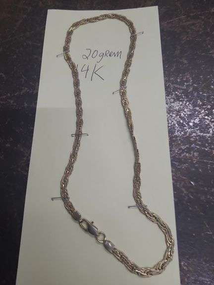 Necklace Marked 14K