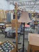 Coat Rack And Floor Lamp