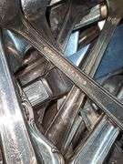 Tote Bucket of Assorted Silverware, Some Stainless, Some Old Company Plate