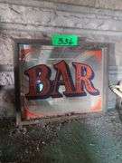 Bar Sign And Brown Jug