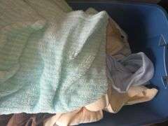 2 Boxes and Bag of Blankets