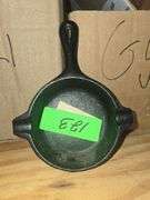Painted Decorative Mini Cast Iron Pan