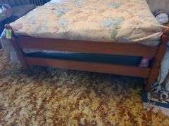 3 Pc. Solid Rock Maple Bedroom Suite, Full Sized Bed, 3 Drawer Dresser, And 4 Drawer Dresser