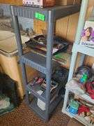 Plastic Shelving Unit (Contents Not Included)