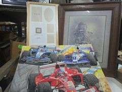 Picture Frame, Wall Art, Glued Racing Puzzle