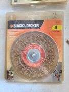 Five Brass Wire Wheels, NIP