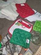 Box Of Cooking Utensils, Bottles, Cups, Ice Trays