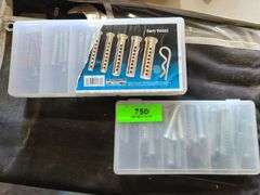 Two Containers of Assorted Adjustable Clevis Pins