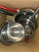 2 Boxes Pots, Pans, Baking Dishes