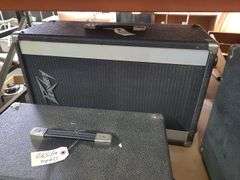 2 Peavey Speakers And Peavey PA-120 Mixer Amp