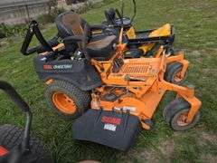 Scag Cheerah Heavy Duty Commercial Zero Turn Runs & Drives 1583 Hrs 52" Deck W/ Roll Bar