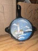 Painted Decorative Mini Cast Iron Pan