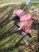 Metal Dumping Lawn Trailer, Needs Tires