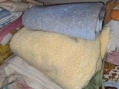 Shelf Of Assorted Towels