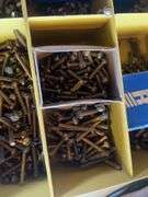 2 Metal Boxes (1 of Brass Bolts, 1 is Empty)