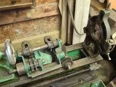 Atlas Lathe, Approx. 4½ft x 4ft x 16in. Includes Six drawers and Contents And Wall Cabinet and Contents, Very Heavy, Bring Help