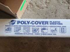 New Box Of Poly Cover Plastic Sheeting
