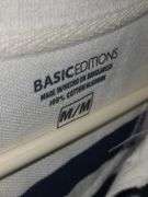 Contents Of Closet, Shirts, Jeans, And Sweaters Sizes L And M