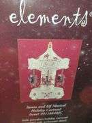 Porcelain Elements Christmas Carousel The carousel is musical and plays holiday melodies.