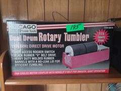 Dual Drum Rotary Tumbler New In Box