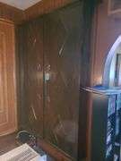 Wooden Wall Mounted Cabinet (Needs Removal)