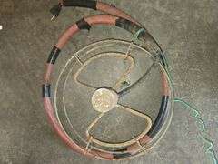 Box of Tools. Level, Oiling Can, Hammer, Pizza Hut Thermos