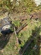 Trailer Tongue and Two Wheels