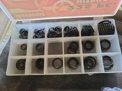 Five Containers of Various Size O-Rings