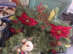 7 Boxes of Christmas Decor