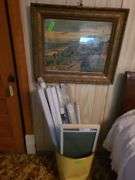 Framed Ersturmung Von Lüttich Picture And  16 Rolls Of Window Cover