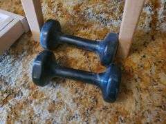 Blanket Rack, Stool, And Weights