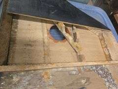 Silvertone Record Player, Vintage Mandolin Harp (Damaged)