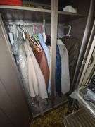 Contents Of Metal Cabinet Only Men's & Women's Coats,Hats,Gloves Approx Med.